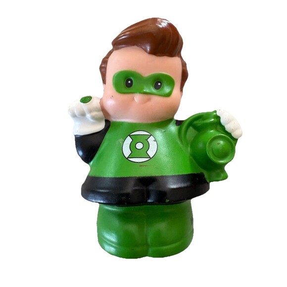 Fisher Price Little People DC Comics Lot Of 3 Wonder Woman, Green Lantern, Joker - Picture 5 of 8